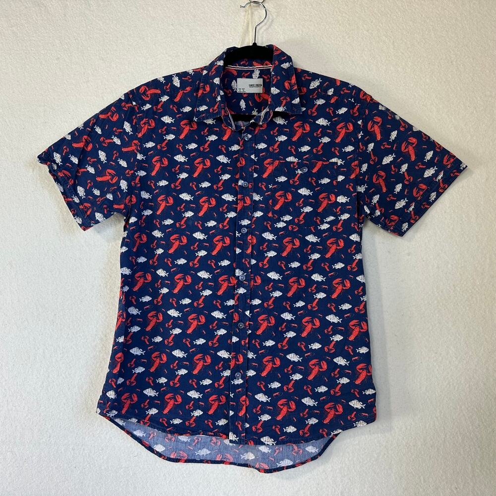 Sunrise Kingdom Men's M Button Down Short Sleeve Shirt